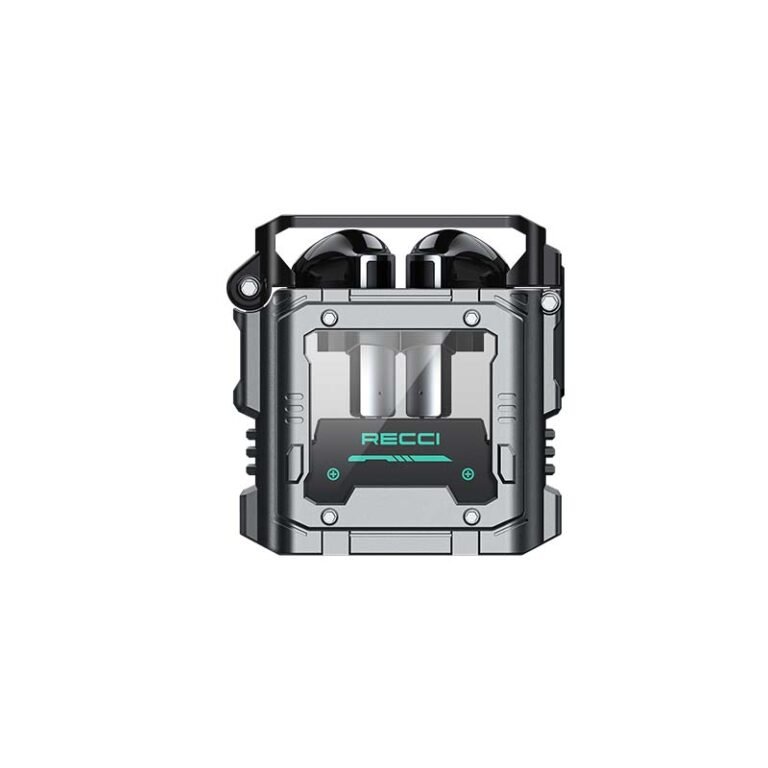 Recci REP-W36 Wandering Planet Earbud Bluetooth Handsfree Earphones with Charging Case Gray