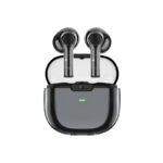 Recci REP-W50 Amber In-ear Bluetooth Handsfree Earphones with Charging Case Black