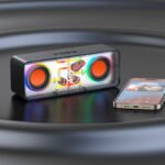 Recci RSK-W38 Space Station - Ασύρματο Φορητό Ηχείο Bluetooth με RGB Φωτισμό - Black - Image 2