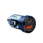RECCI RCC-N17 33W PD33W+18W TRANSPARENT CAR CHARGER - BLUE - Image 3