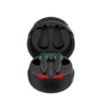 Recci REP-W48 Helmet In-ear Bluetooth Handsfree Earphones with Charging Case Black - Image 3