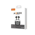 Recci REP-W50 Amber In-ear Bluetooth Handsfree Earphones with Charging Case Black - Image 3