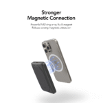 Veger W1175 MagOn Pro MagSafe Power Bank 10000mAh 22.5W με Θύρα USB-C Μαύρο - Image 3