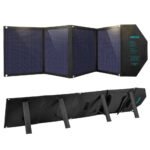 Choetech SC007 Foldable Solar Charger for Portable Devices 80W 18V with USB connection - Image 2