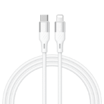 RECCI RS22CL - PD30W Fast Charging Excellence Silicone C To Lightning  Data Cable 1.5M - White