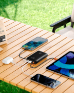 Veger K2 - 20,000mAh 35W PD Digital Display Powerbank With Built In Non-MFI Lightning & USB-C Cable - Black - Image 4