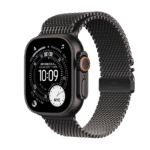 Watch Apple Watch Ultra 3 (2025) 5G 49mm Black Titanium Case with Black Titanium Milanese Loop M - Black