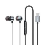 RECCI REP-L38 - Metal Wired Earphone In-ear Design - Silver Gray