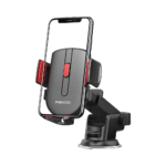 Recci RZ02 Automatic Mechanism Extendable Telescopic Suction Cup Design Car Phone Holder Black