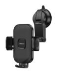 Recci RHO-C39 360 Degree Rotating Suction Cup Car Phone Holder Black