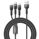 Recci RTC-T12 3 in 1 Fast Charging Cable 66W (Lightning