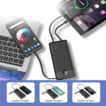 Veger C10 Power Bank 10000mAh με Θύρα USB-A Μαύρο - Image 2