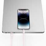 RECCI RS22CL - PD30W Fast Charging Excellence Silicone C To Lightning  Data Cable 1.5M - White - Image 4