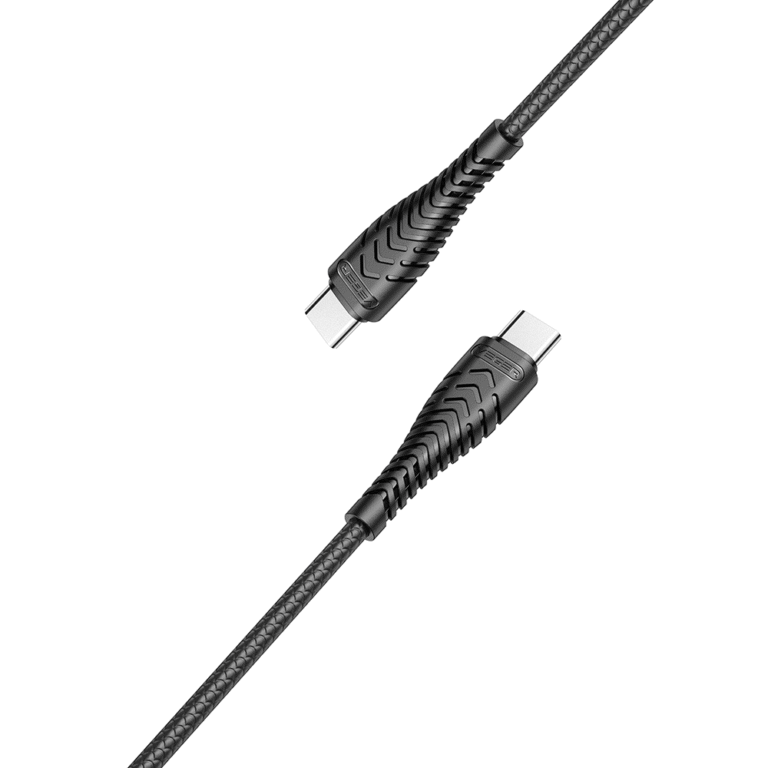 VEGER V106 60W Type-C to Type-C Charging & Data Sync with Quick Charge 1.2M - Black