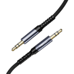 Recci RDS-A28 Καλώδιο 3.5mm male - 3.5mm male Μαύρο 1m - Image 2