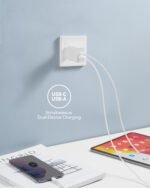 Veger VLS302U Φορτιστής Χωρίς Καλώδιο με Θύρα USB-A και Θύρα USB-C 30W Power Delivery / Quick Charge 3.0 Λευκός - Image 2