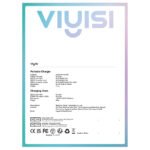 Viyisi G007P Charging Dock with 4 Lightning / iPhone Portable Chargers - Μαγνητικός Σταθμός Φόρτισης με 4 x PowerBank / Φορητές Μπαταρίες Φόρτισης με Ενσωματωμένο Lightning - 4 x 5000mAh - 20W - Black - Image 2