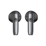 Recci REP-W56 Angle-Wing Necklace In-ear Bluetooth Handsfree Earphones with Charging Case Silver - Image 2