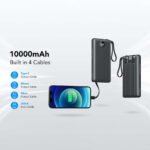 Veger C10 Power Bank 10000mAh με Θύρα USB-A Μαύρο - Image 3