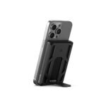 Veger X5 - 6-IN-1 | Apple-certified Find My | Wireless Powerbank | 5000mAh Fast Charging | Magnetic Wallet | 0-90° Adjustable Stand | Iconic Style Μαύρο - Image 2