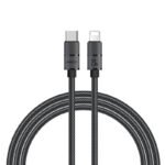 RECCI RS12CL - WARRIOR PD20W Type-C To Lightning Cable Braided Wire + Aluminum Alloy 2M - Black