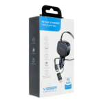 Veger CC89 Φορτιστής Αυτοκινήτου 84W Γρήγορης Φόρτισης με μία Θύρα: 1xType-C μαζί με Καλώδιο Lightning / Type-C Μαύρο Χρώμα - Image 3