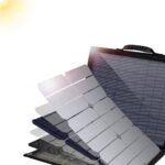 Choetech SC007 Foldable Solar Charger for Portable Devices 80W 18V with USB connection - Image 3