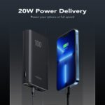 Veger T100 Power Bank 20000mAh 100W με Θύρα USB-A και 2 Θύρες USB-C Power Delivery Μαύρο - Image 3