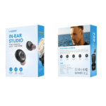 Veger XG08 In-ear Bluetooth Handsfree Earphones with Charging Case Black - Image 3