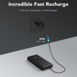 Veger T100 Power Bank 20000mAh 100W με Θύρα USB-A και 2 Θύρες USB-C Power Delivery Μαύρο - Image 4