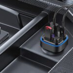 RECCI RQ08 15W+15W MULTI-FUNCTIONAL WITH FM CAR CHARGER – BLACK - Image 4