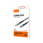 Recci RDS-A26 Aux Cable 3.5mm male Lightning 1m - Black - Image 4