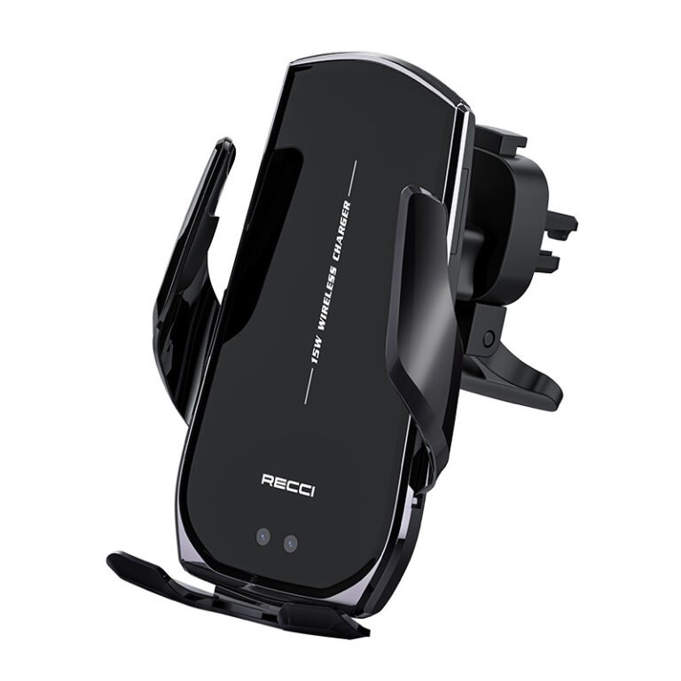 RECCI RHO-C27 -  Wireless Charging Car Holder 15W - BLACK