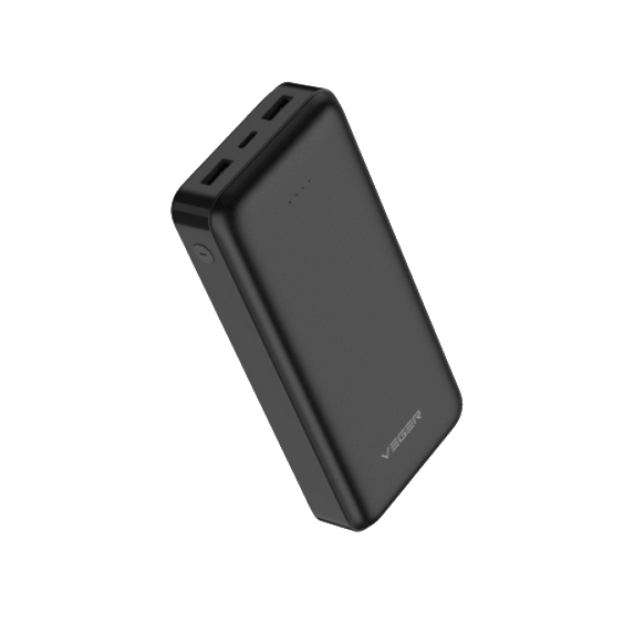 Veger A20 (VP2015) Power Bank 20000mAh με 2 Θύρες USB-A Μαύρο