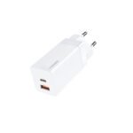 Veger CPD65E Φορτιστής Χωρίς Καλώδιο GaN με Θύρα USB-A και Θύρα USB-C 65W Power Delivery / Quick Charge 3.0 Λευκός