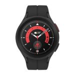 Εκθεσιακό Samsung Galaxy Watch5 Pro Black Titanium 45mm Αδιάβροχο με Παλμογράφο -