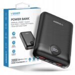 Veger S20 Power Bank 20000mAh 20W με 2 Θύρες USB-A και Θύρα USB-C Power Delivery / Quick Charge 3.0 Μαύρο - Image 2