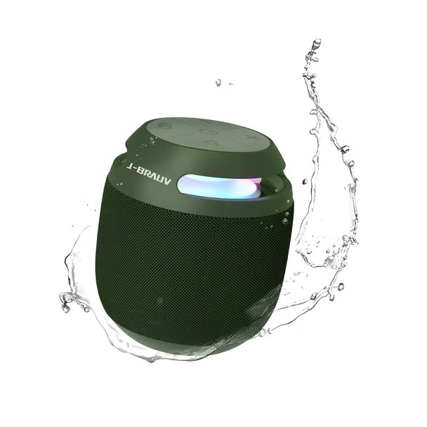 J-BRAUV Pro - Mini Bluetooth Speaker: 7 Color Changing Lights | 16W Stereo Sound
