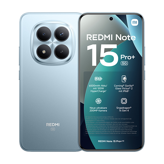 Xiaomi Redmi Note 15 Pro+ 5G Dual Sim 8GB RAM 256GB - Blue