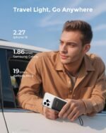 10000mAh 38.5Wh USB C Portable Charger with PD QC 3.0 Fast Charging - Black