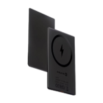 Evelatus 3000mAh Powerbank Super Slim (6.5mm) With Wireless Charging - Black