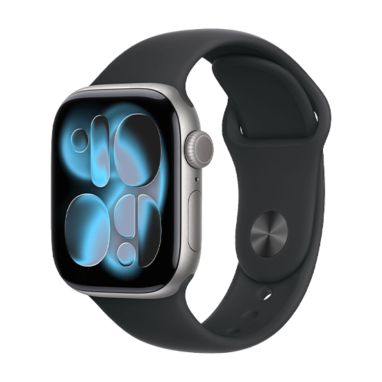 Watch Apple Watch Series 11 (2025) GPS 42mm Space Grey Aluminium Case with Black Sport Band M/L - Grey