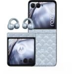 Motorola XT2553-1 Razr 60 5G Dual Sim 8GB RAM 256GB - Ice Melt Swaroski Edition + Loops By Bose