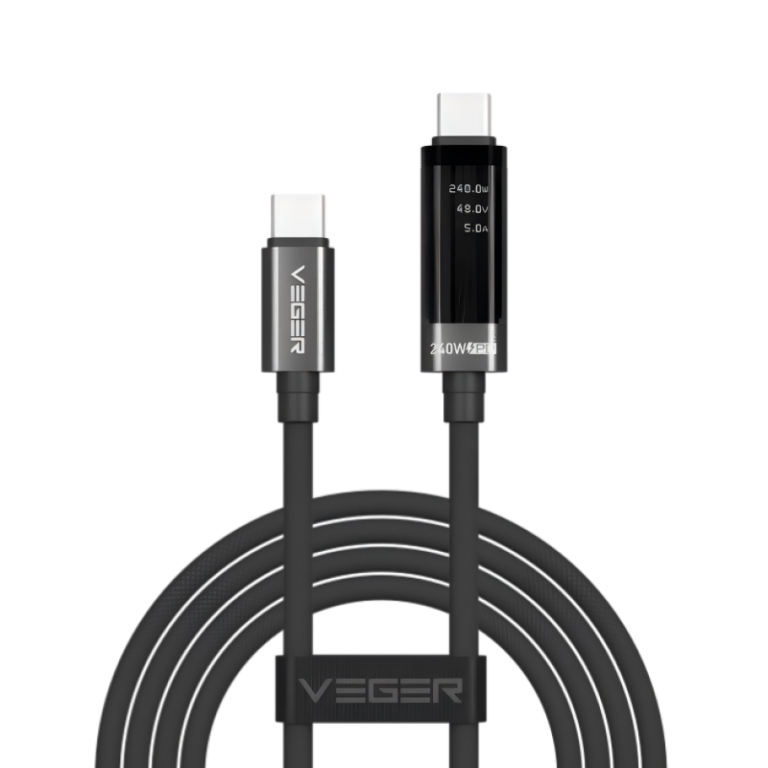 VEGER DC120 240W USB-C to USB-C Cable