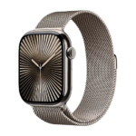 Watch Apple Watch Series 10 GPS + Cellular 46mm Natural Titanium Case with Sport Loop S/M - Natural Milanese