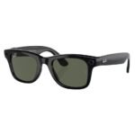 Ray-Ban Meta Wayfarer Gen1 Glasses with AI Size L - Shiny Black/Green G-15