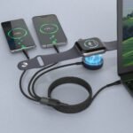 VEGER V730 - Multi-Functional 3-in-1 Fast Charging Cable | 92W Power Delivery & Smartwatch Wireless Charger - Image 2