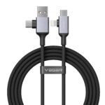 VEGER V313 4-in-1 Fast Charging Cable USB-A / Type-C to Type-C / Lightning PD Universal Cord (60W Max)