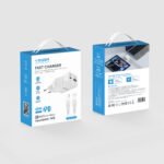 Flat Pocket Fast Charging Adapter with 1.2m PD100W Cable for MacBook Air