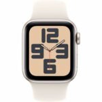 Watch Apple Watch SE2 (2024) GPS 40mm Starlight Aluminium Case with Sport Band S/M - Starlight